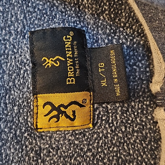 Men's Browning 1/4 Zip Pullover Top - Picture 3 of 5